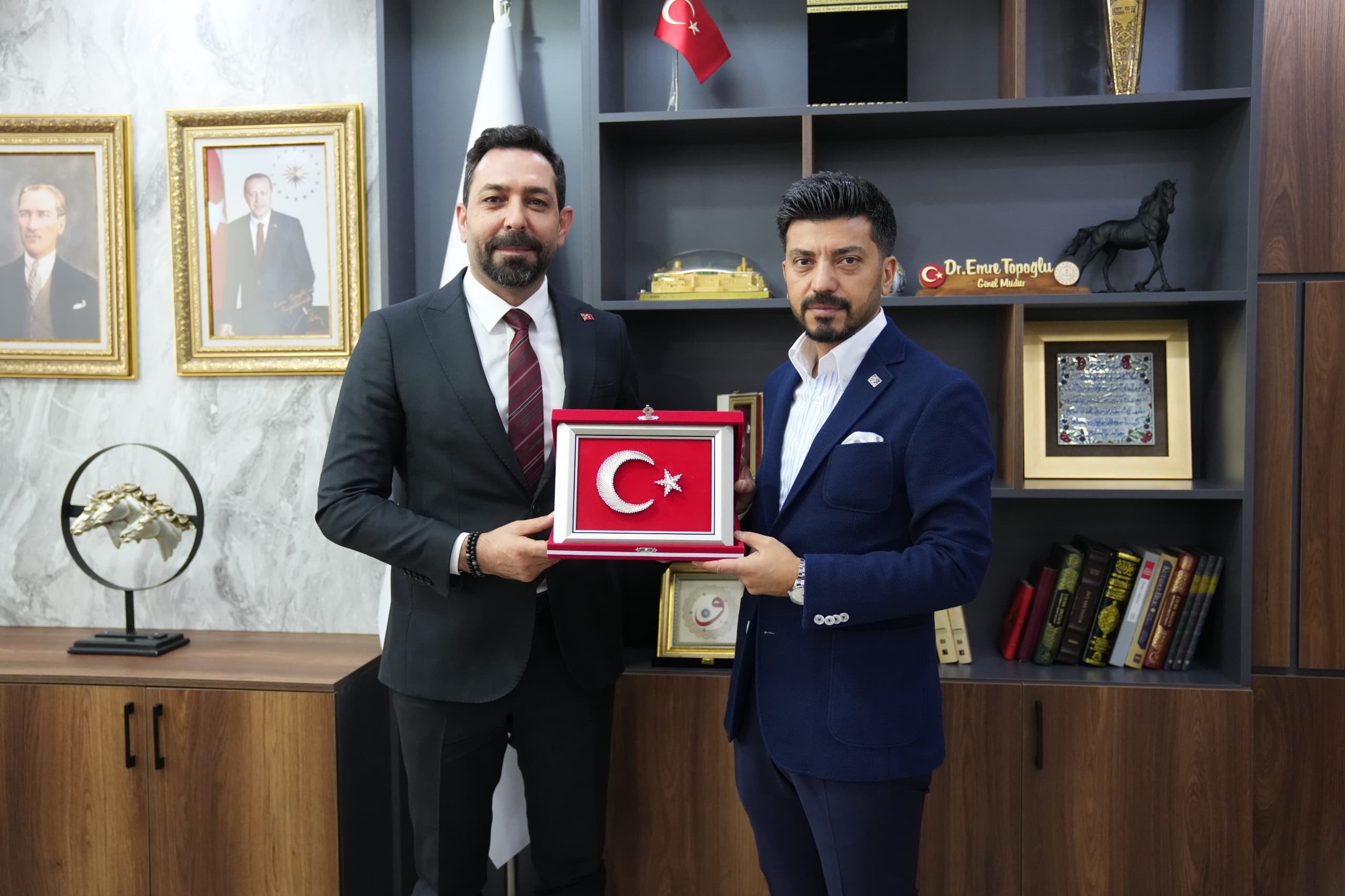 Millî Eğitim Bakanlığı Hayat Boyu Öğrenme Genel Müdürü Dr. Emre Topoğlu'na Ziyaret